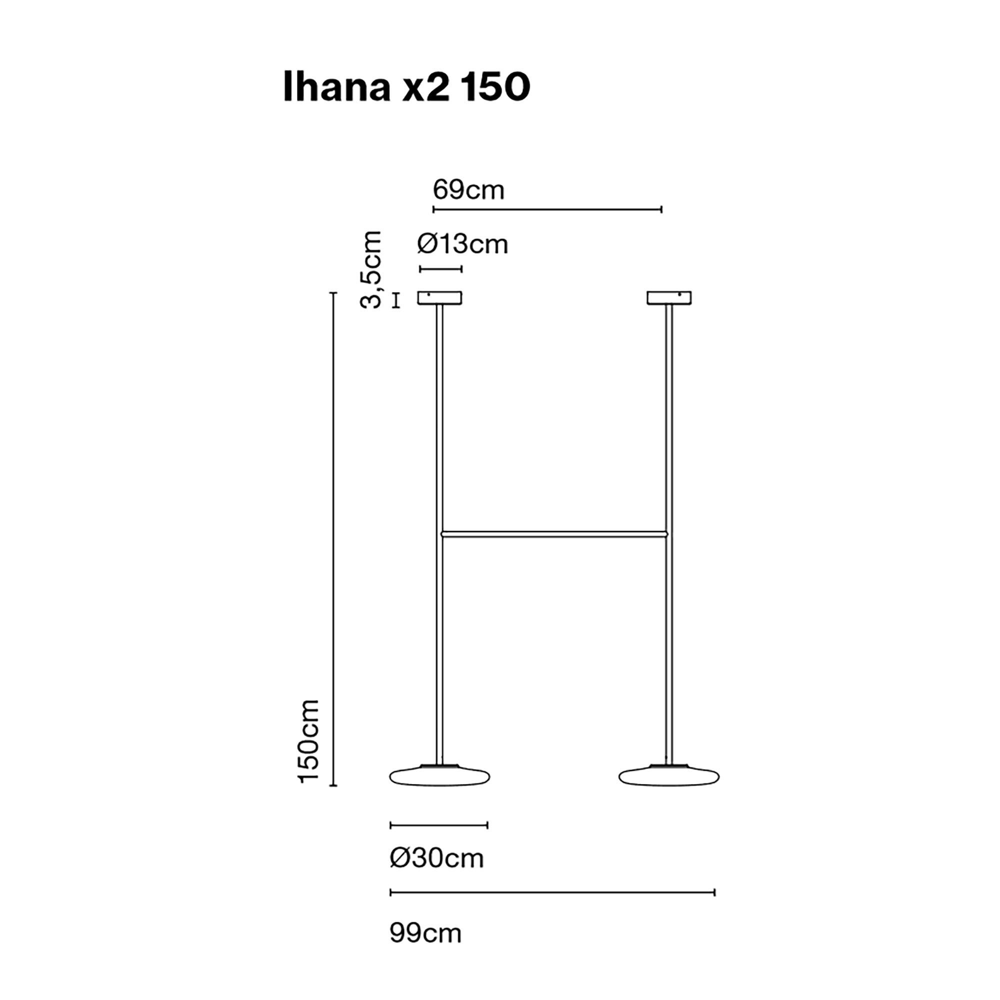 Ihana x2 LED Suspension Lamp
