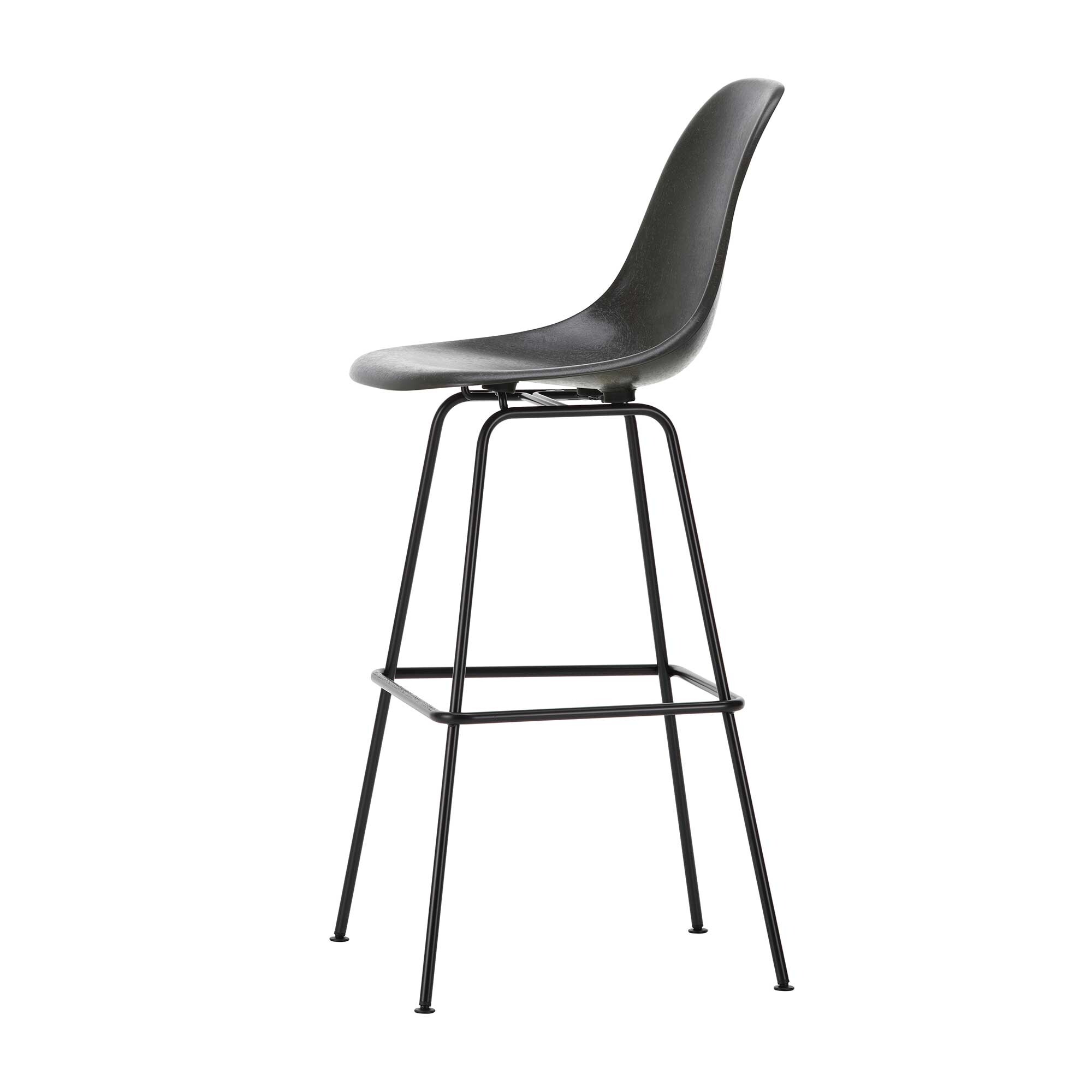 Eames Fiberglass Bar Chair High Basic Dark