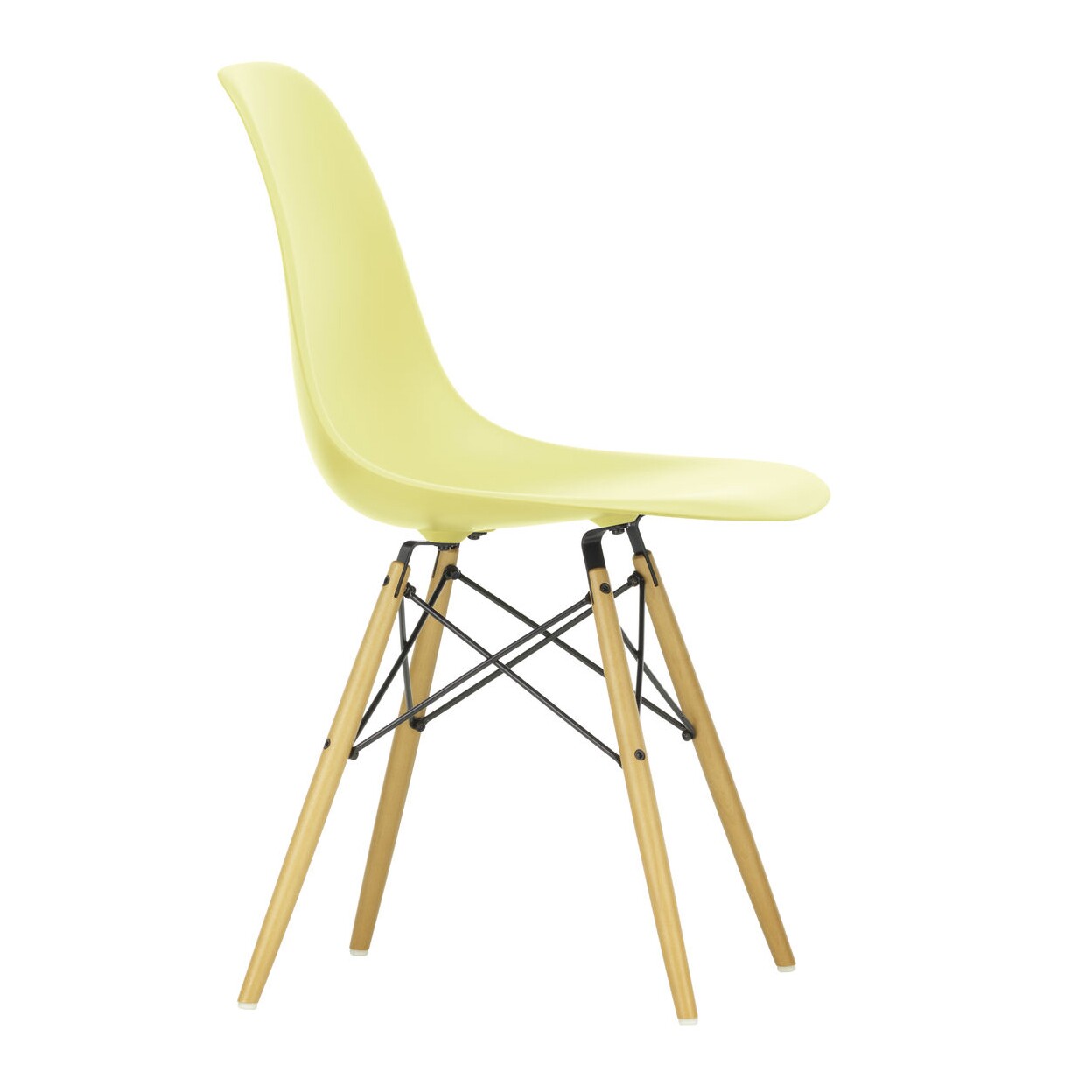 Eames Plastic Side Chair DSW RE Golden Maple