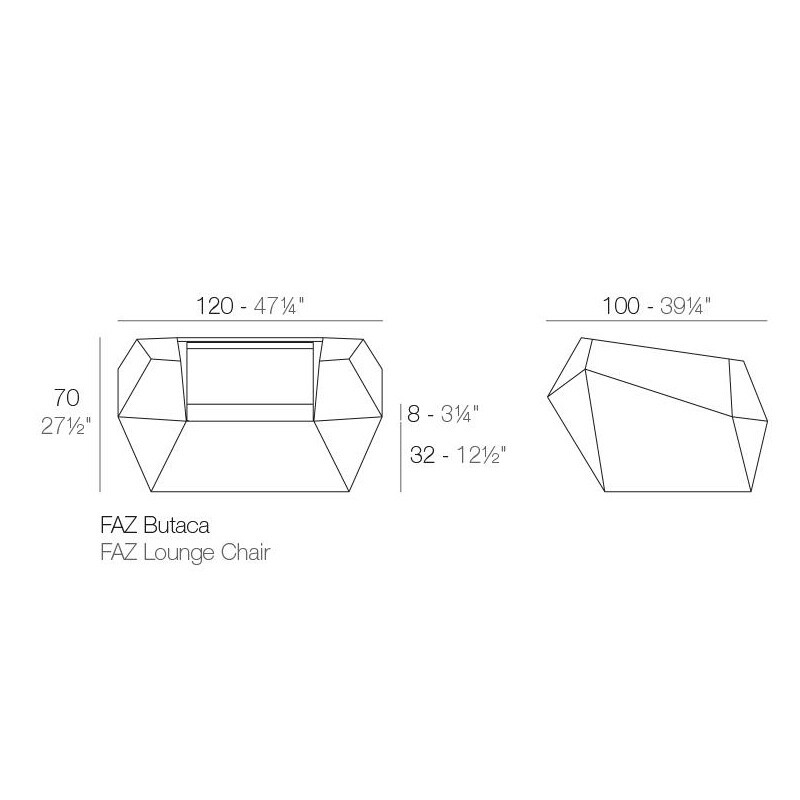 Faz Oudoor Lounge Chair