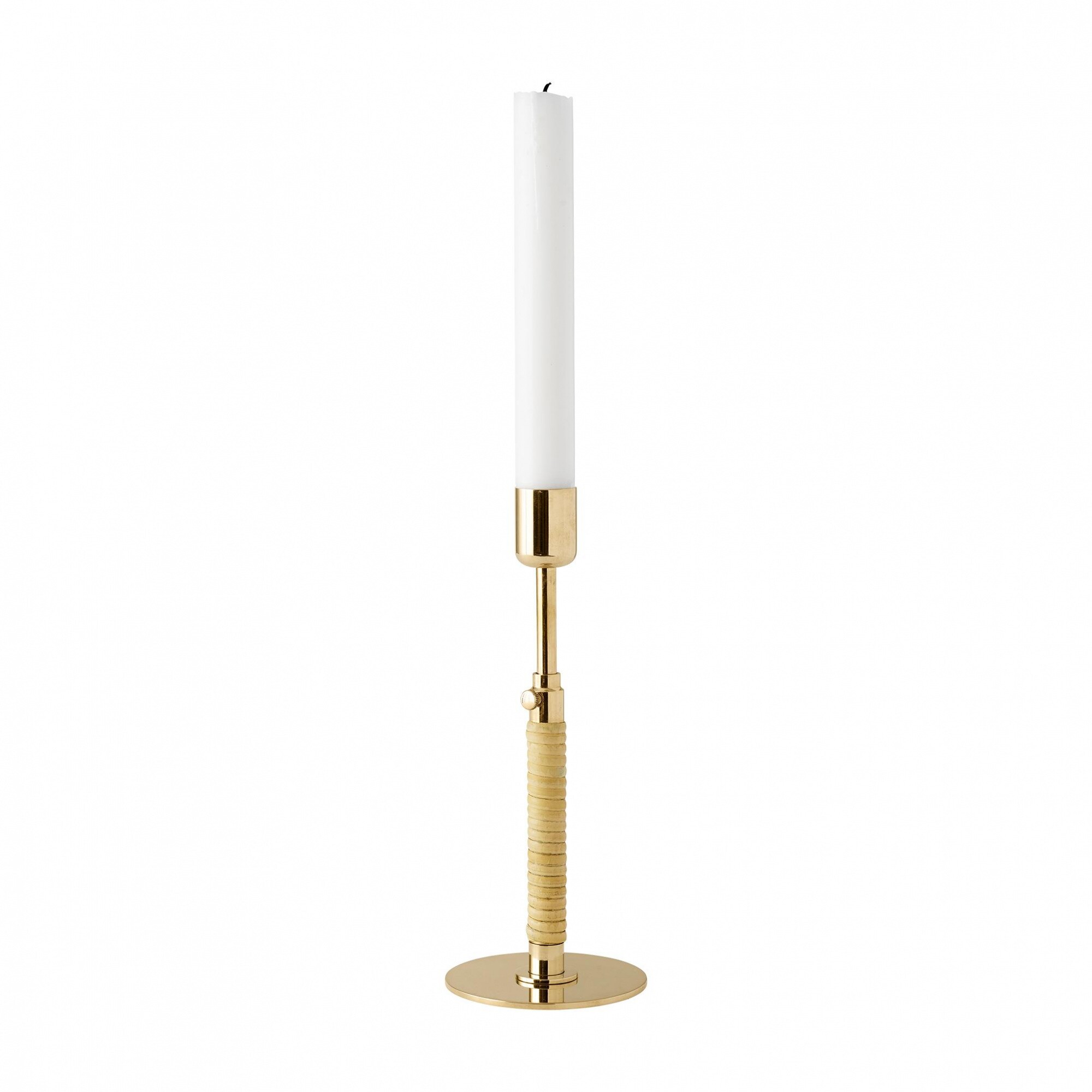 Duca Candle Holder Brass