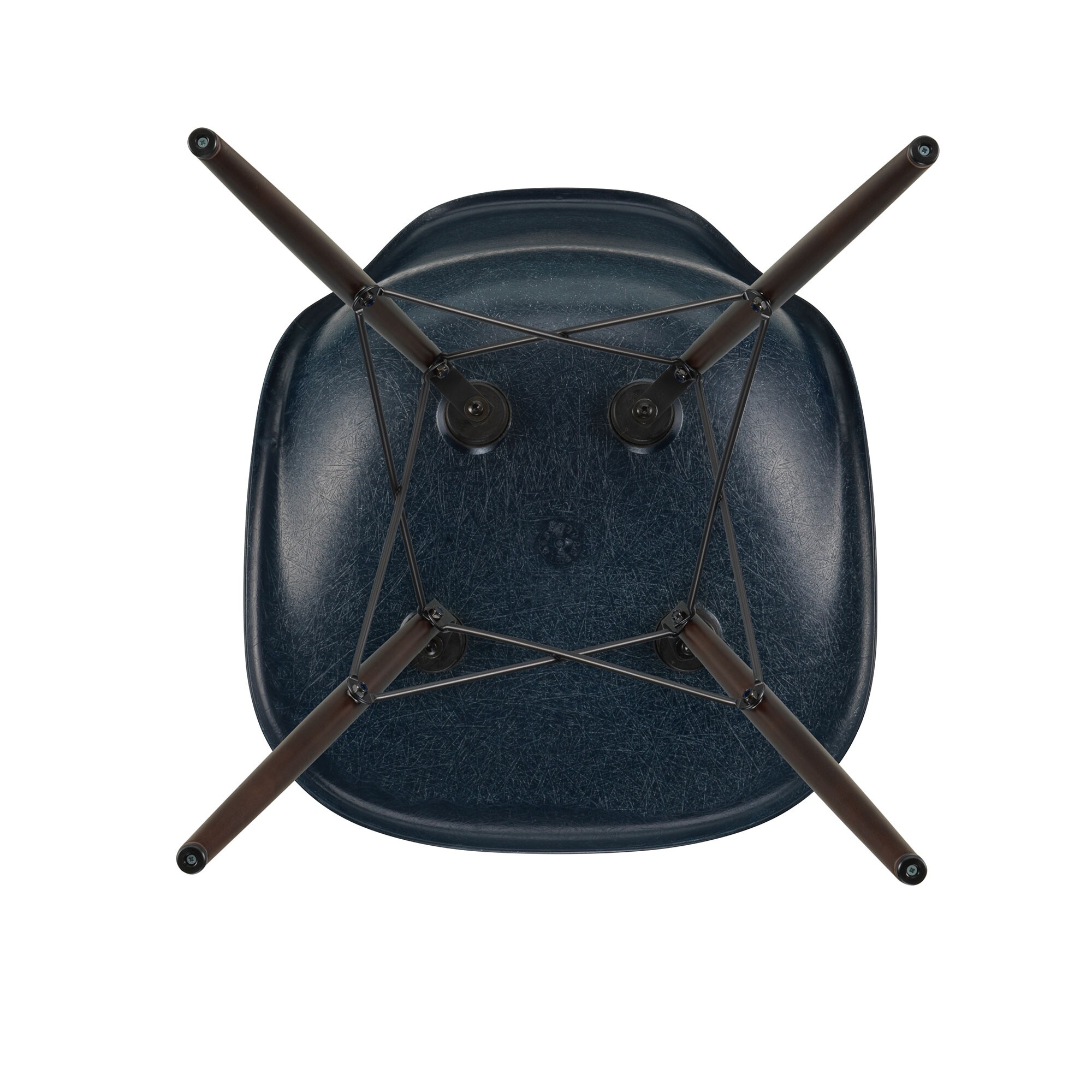 Eames Fiberglass Side Chair DSW Dark Maple