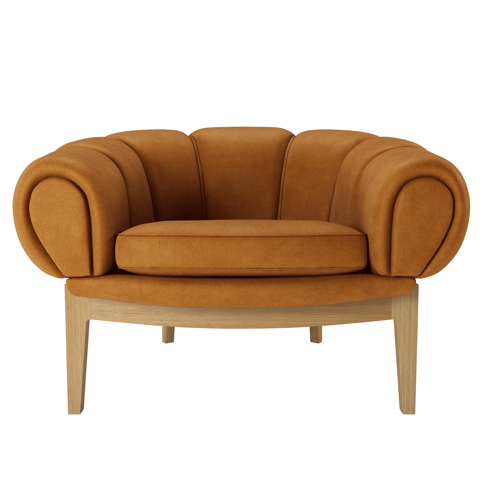 Croissant Lounge Chair Leather