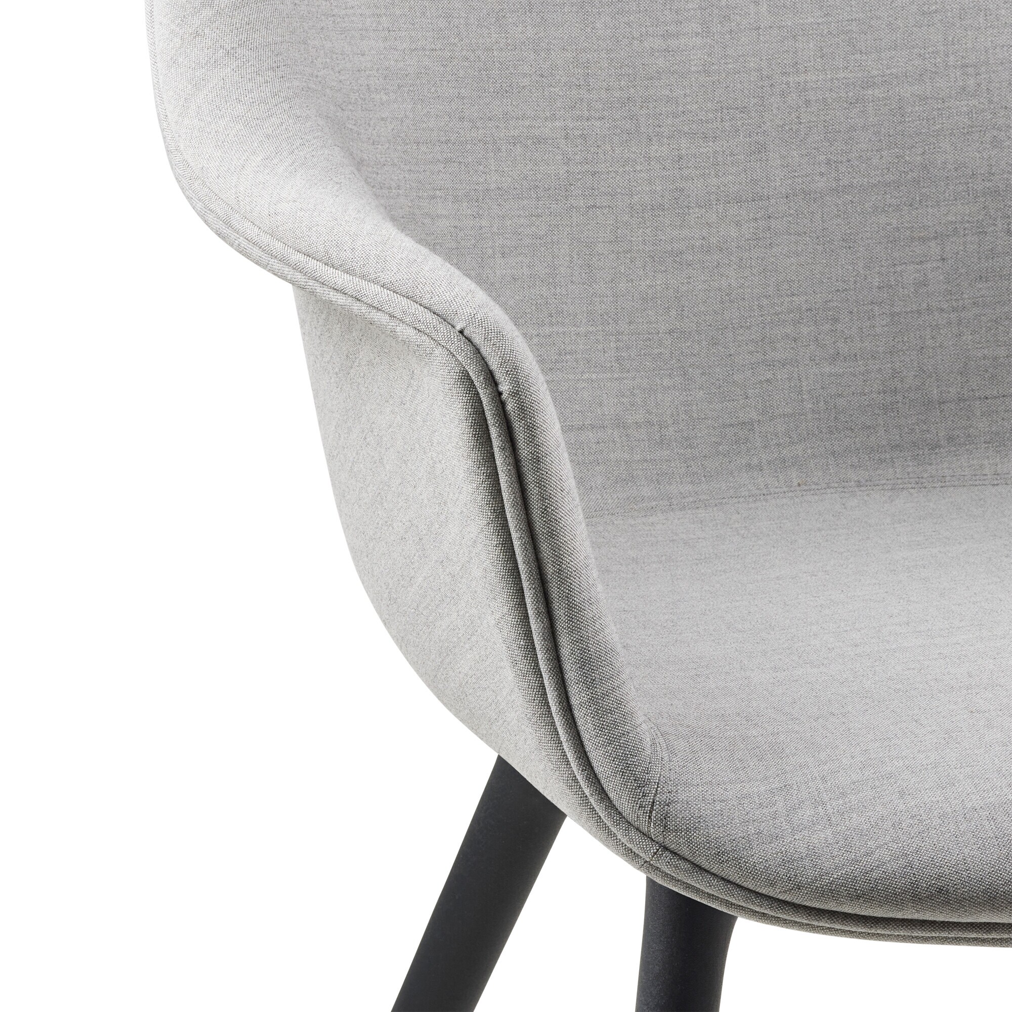 Bat Dining Chair Fully Upholstered Base Plastic