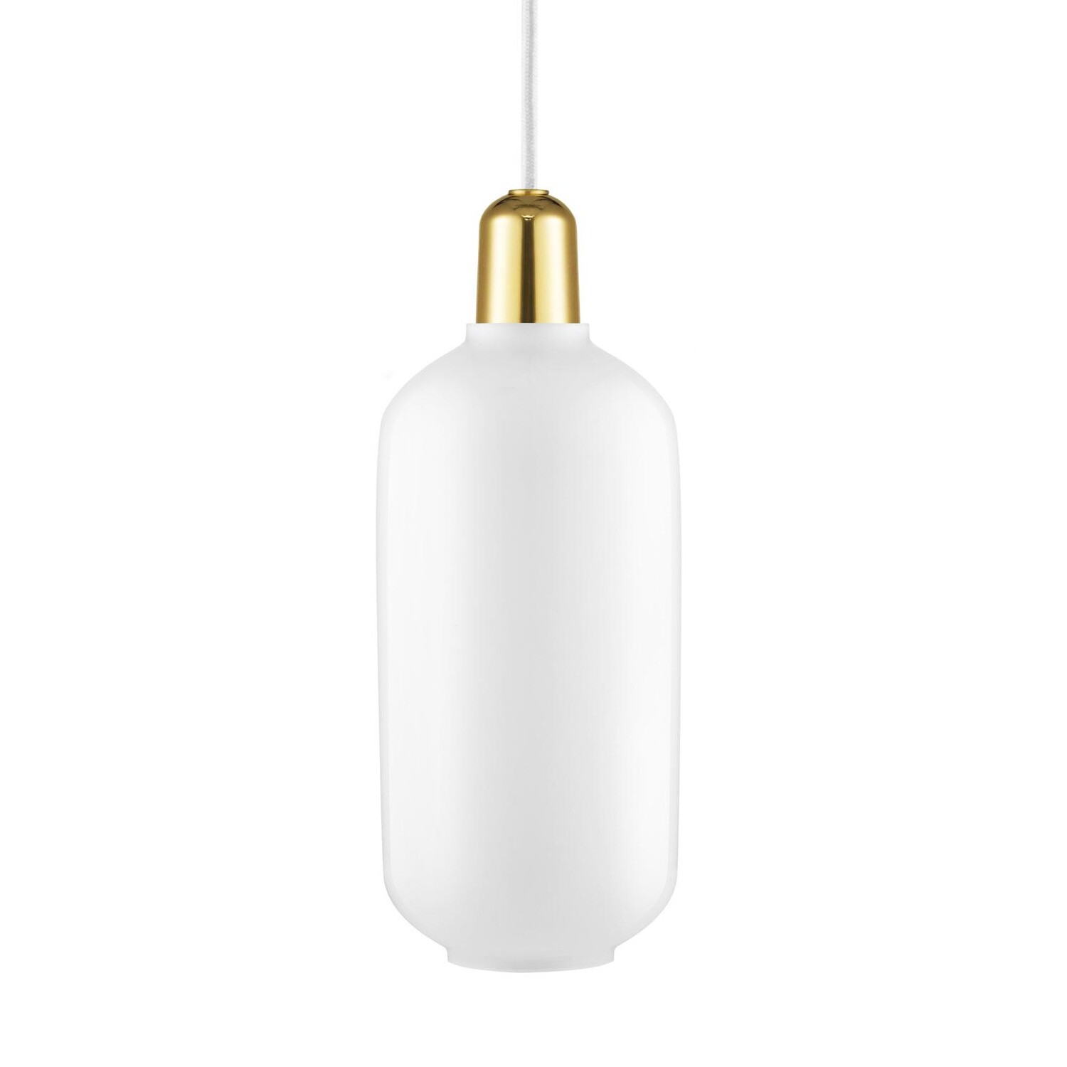 Amp Suspension Lamp Brass