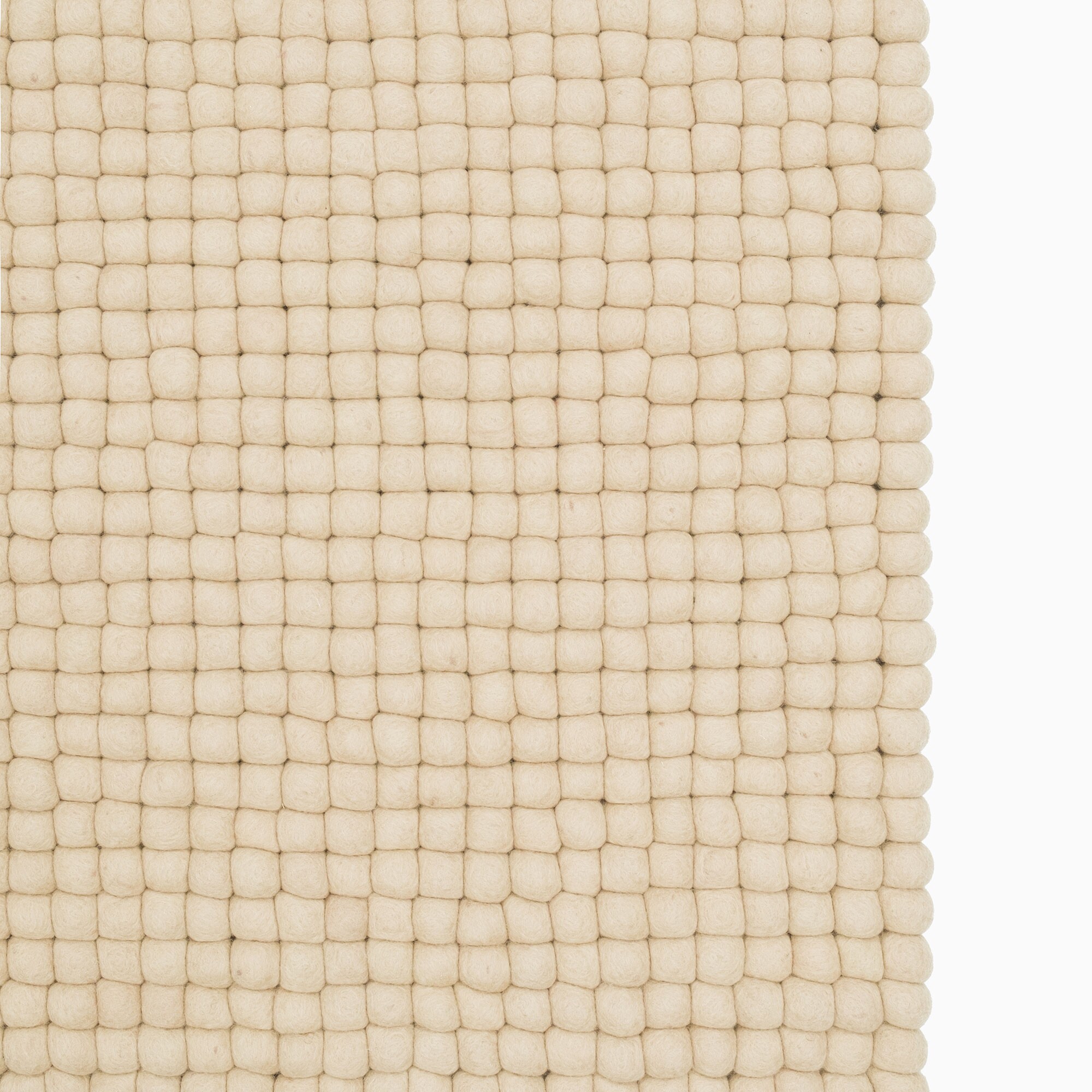 Levi Felt Ball Rug rectangular