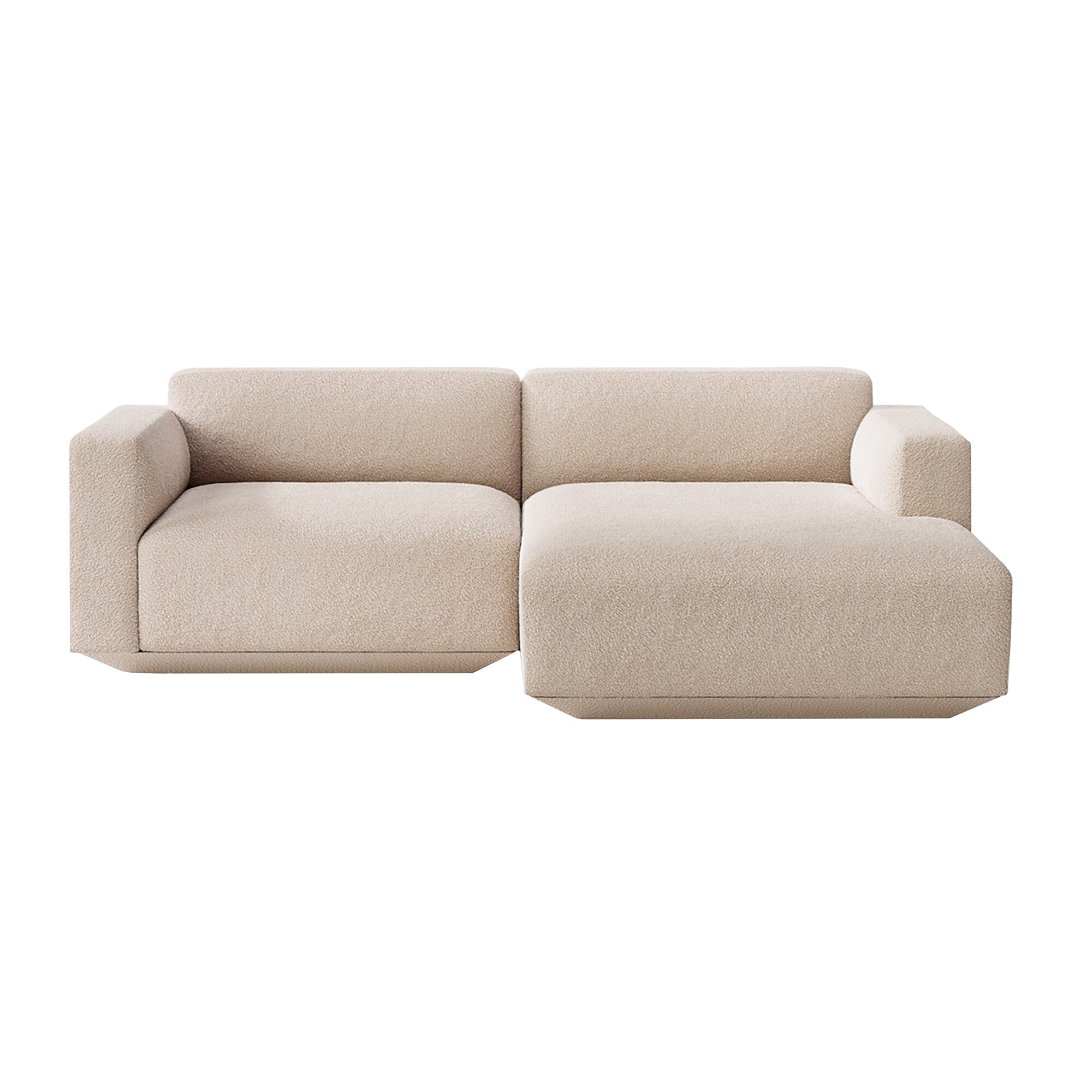 Develius 2-Seater Sofa Chaise Longue Right