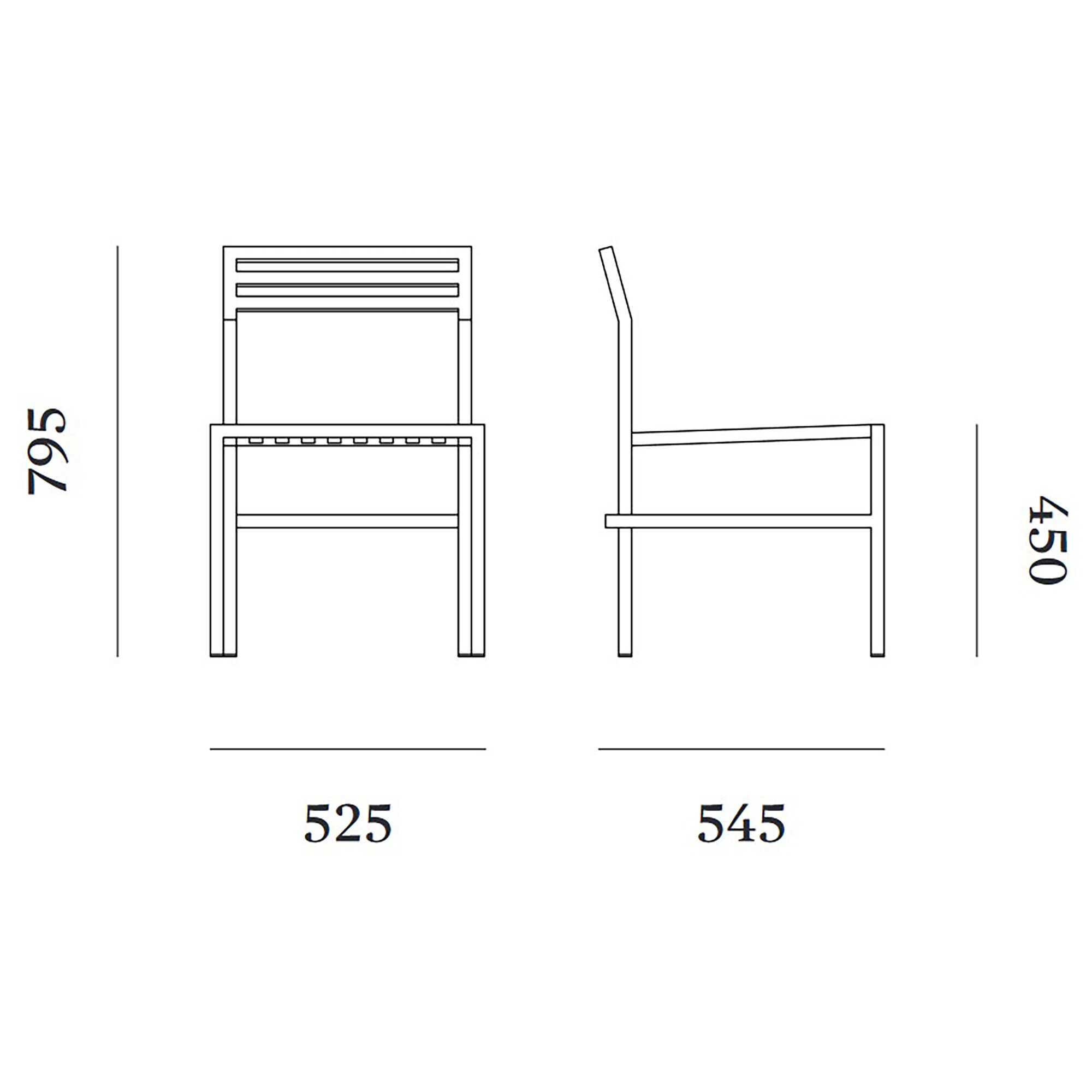 19 Outdoors Dining Chair