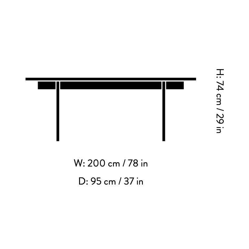 Ita OS1 Dining Table 200x95cm