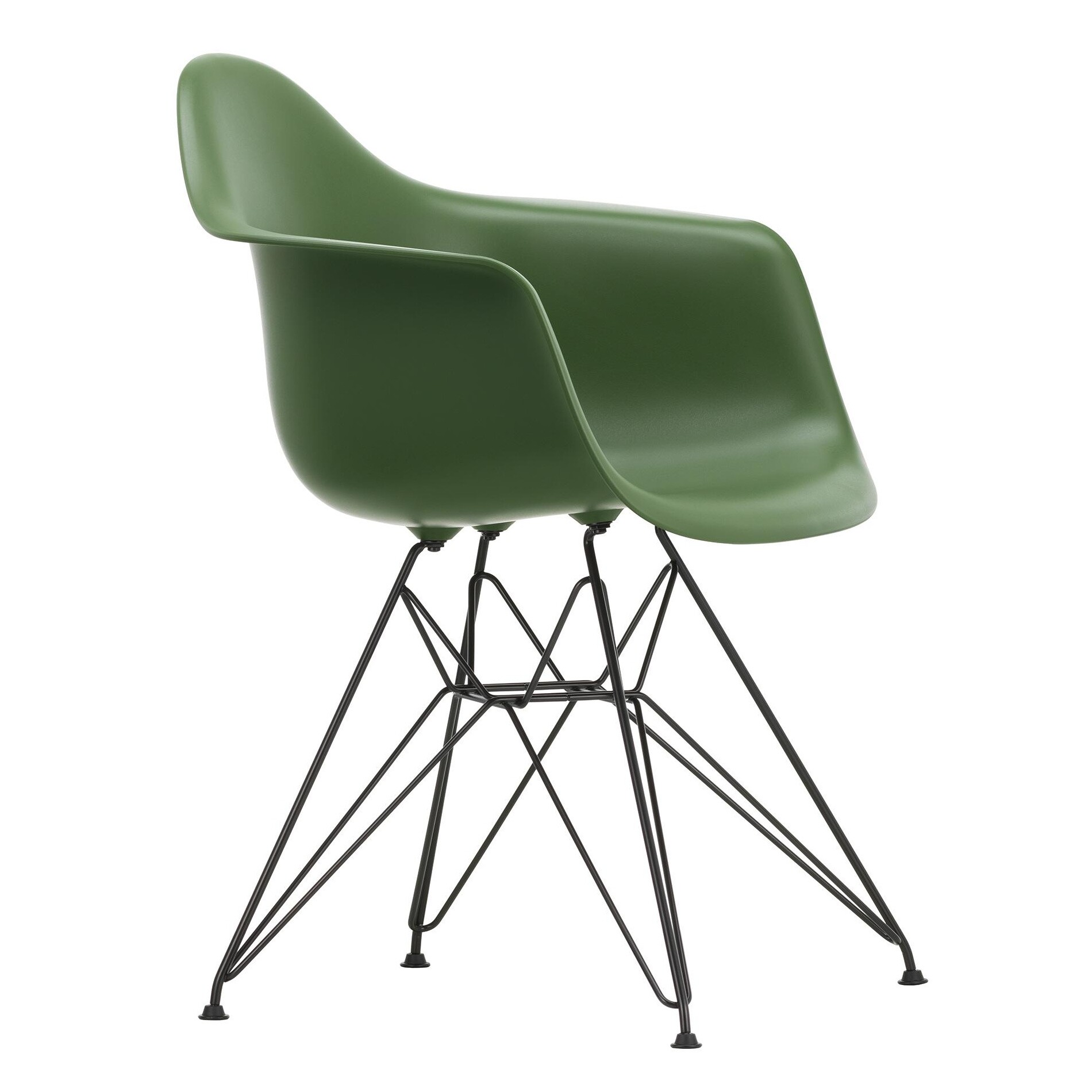 Eames Plastic Armchair DAR RE Black Base
