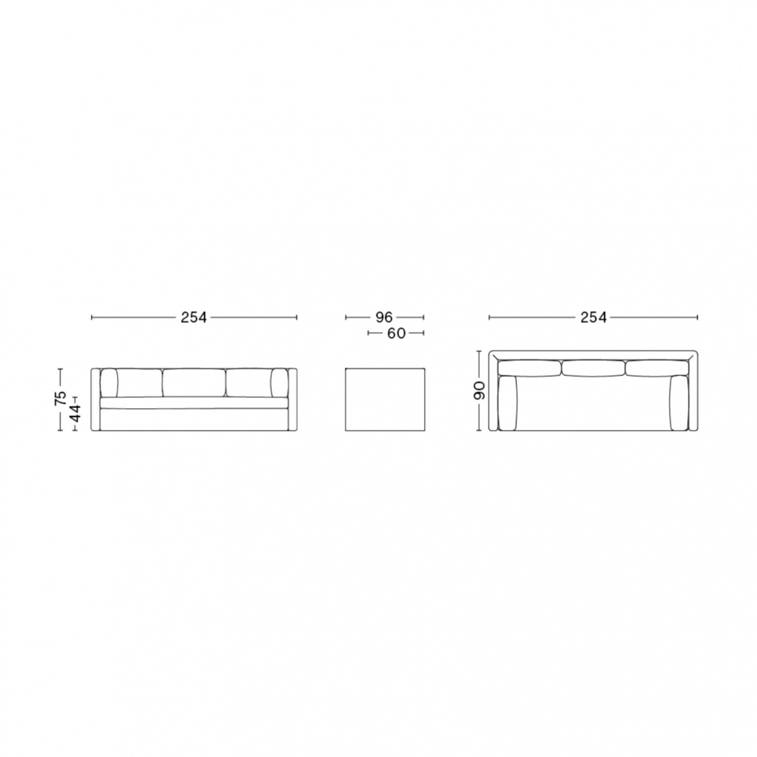Hackney 3-Seater Sofa