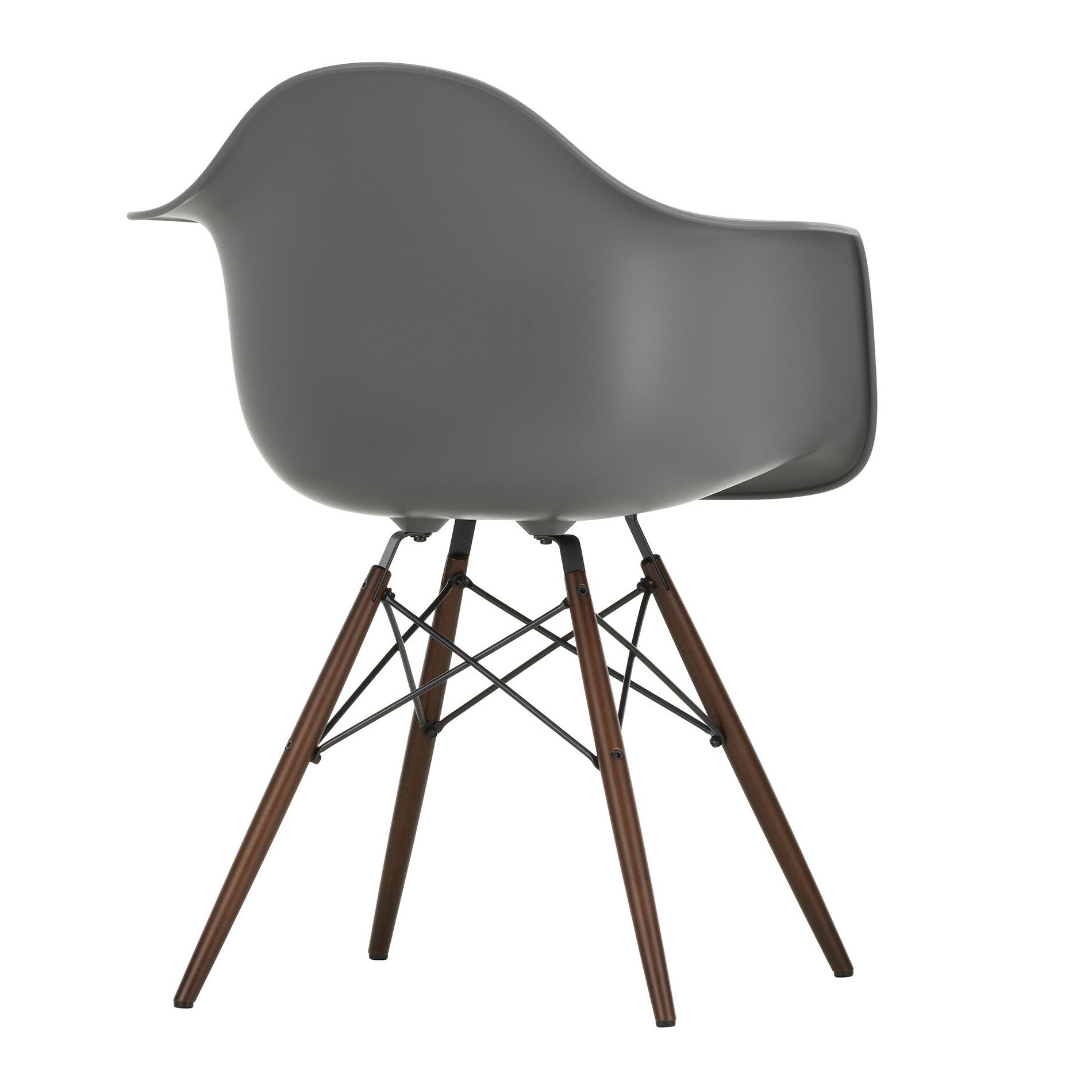 Eames Plastic Armchair DAW RE Dark Maple Base