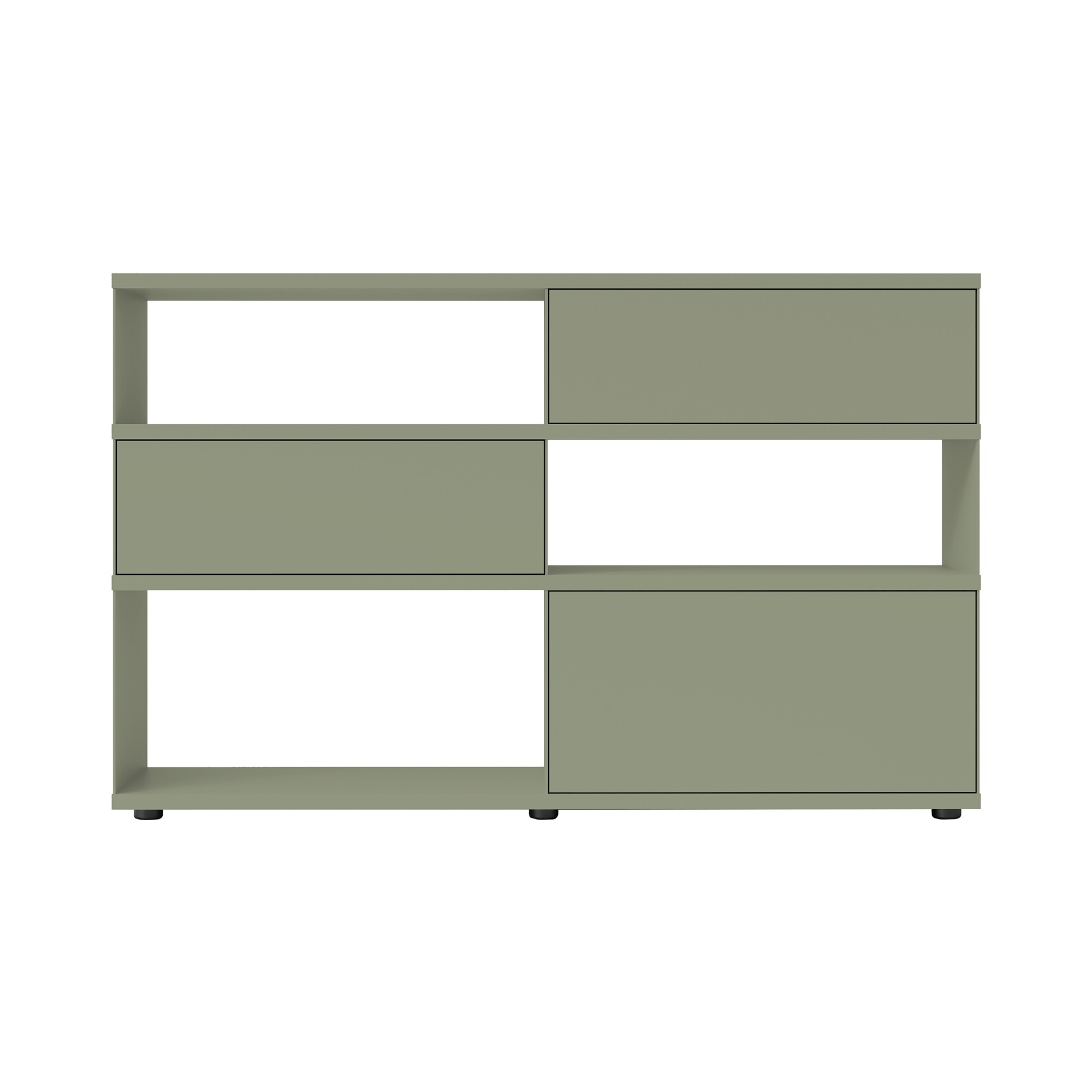 Flow Q Sideboard with 2 Drawers and Flap Door 160x99x40cm