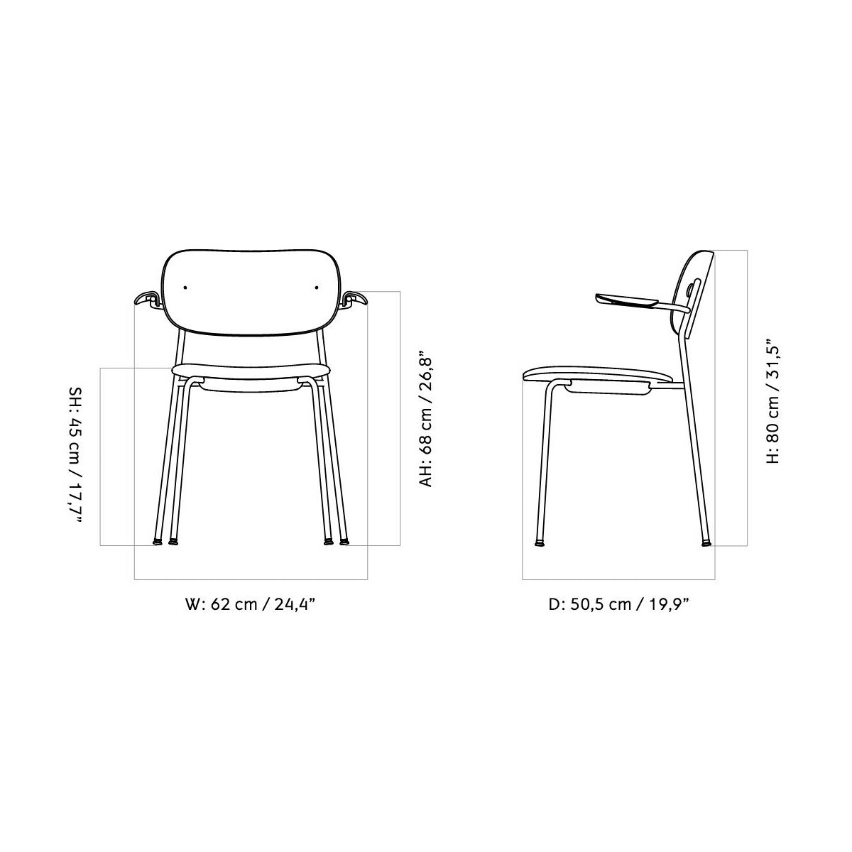 Co Dining Plastic Armchair
