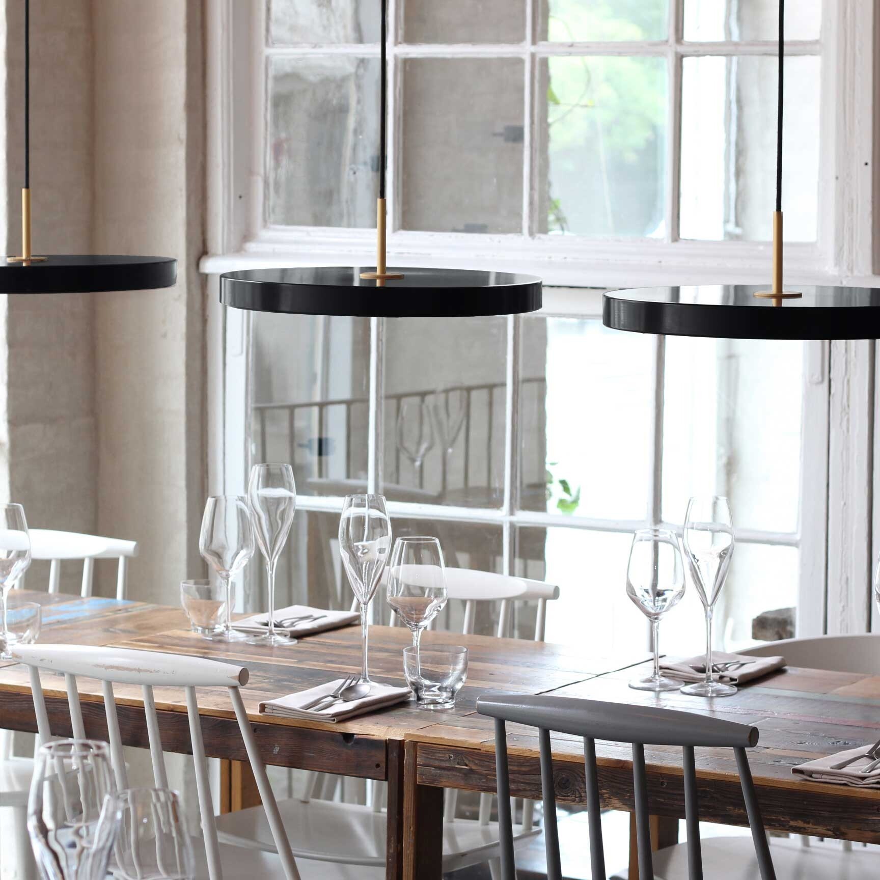 Asteria Mini LED Suspension Lamp Brass