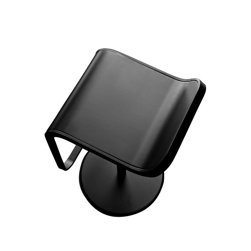 LEM S80 Bar Stool Frame Black Seat Leather