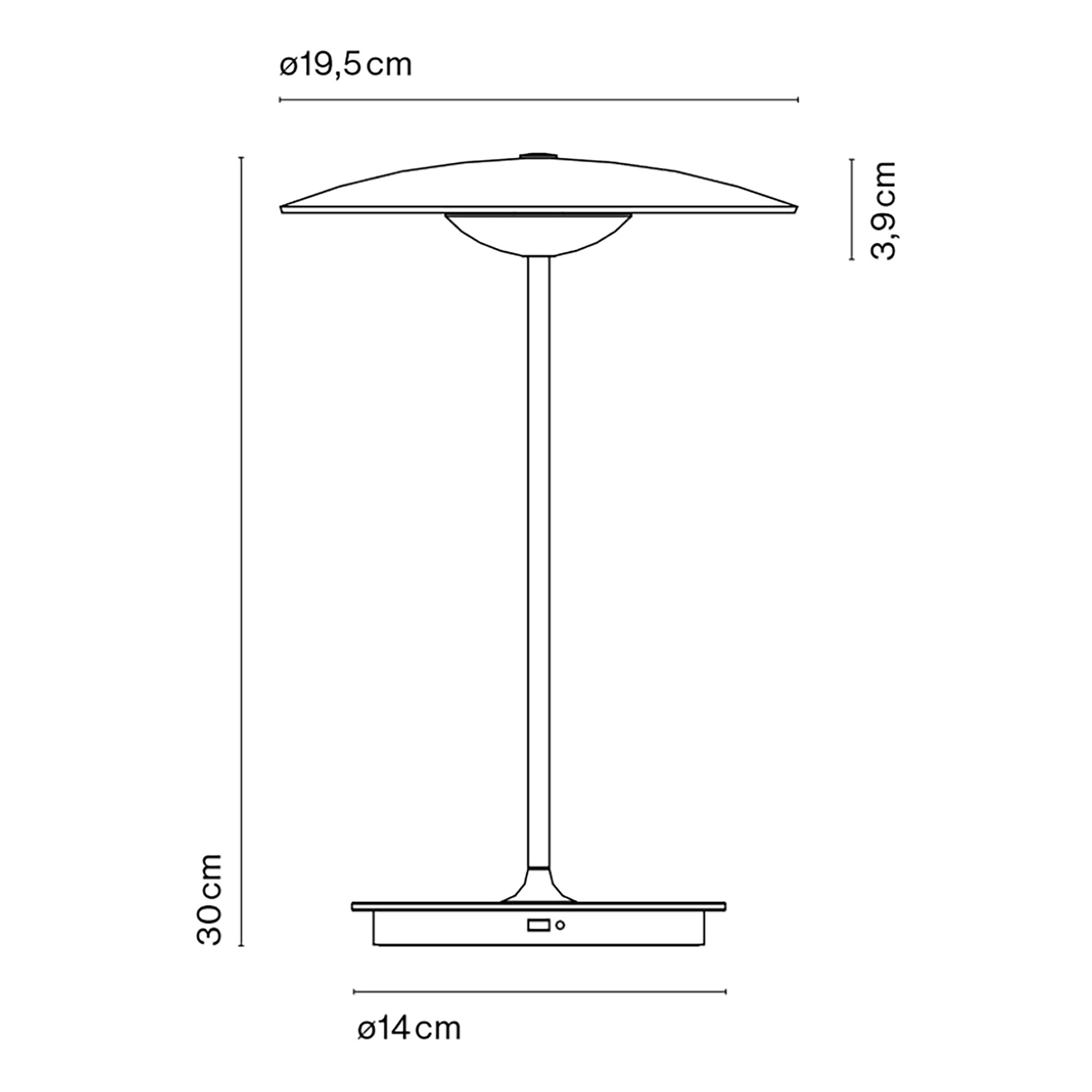 Ginger 20M LED Table Lamp with Battery