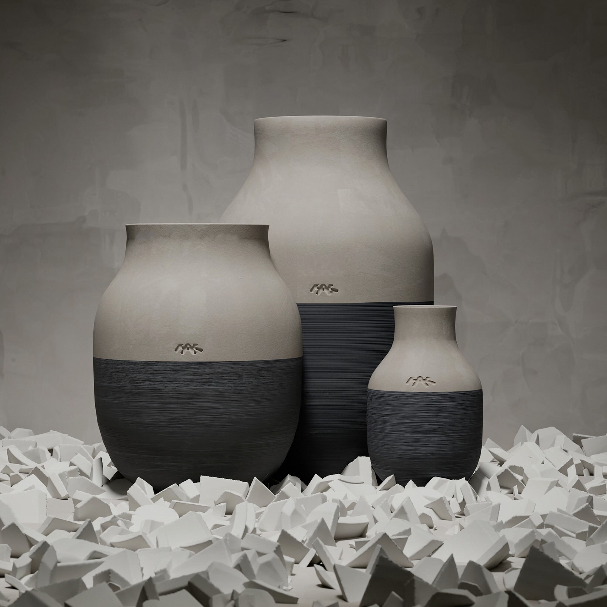 Omaggio Circulare Vase H 20cm