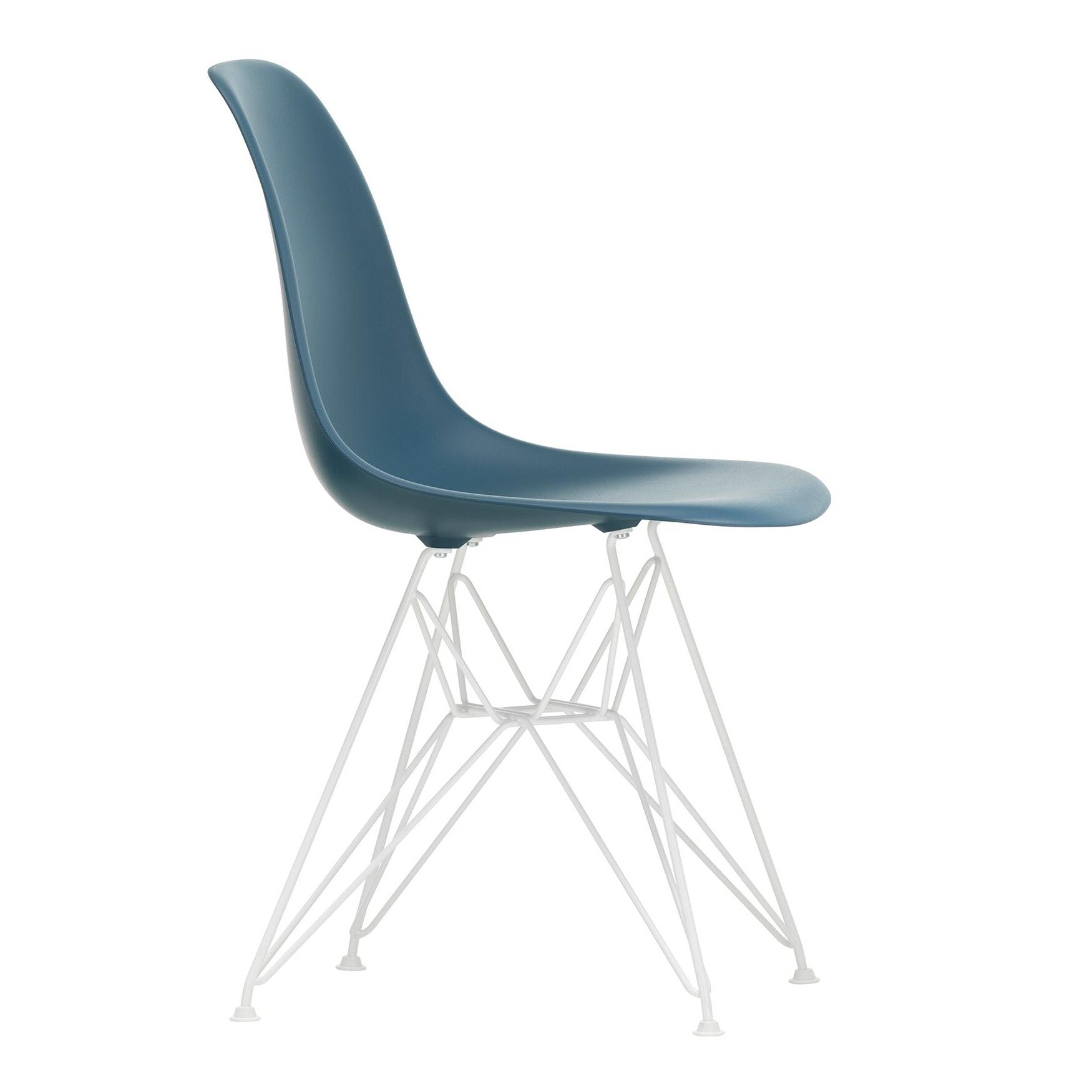 Eames Plastic Side Chair DSR RE White Base