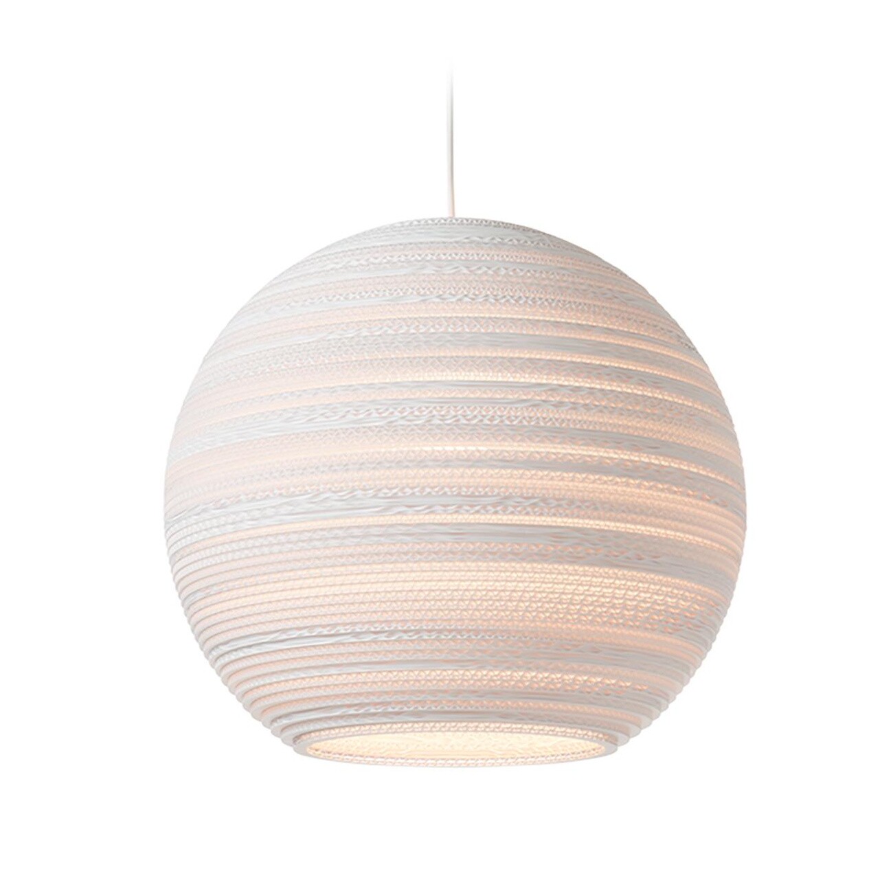 Moon Suspension Lamp White