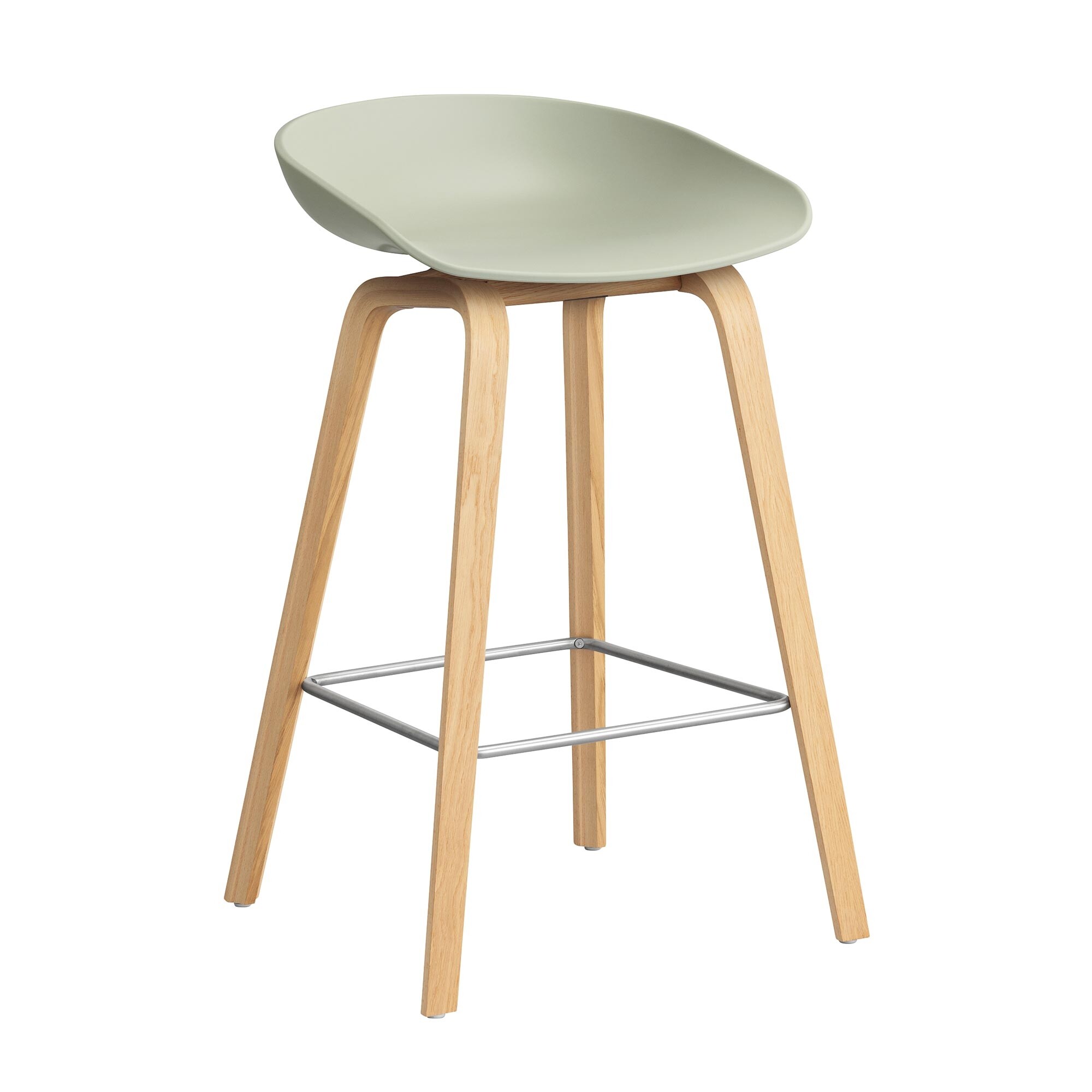 AAS 32 2.0 Bar Stool Low Lacquered Oak