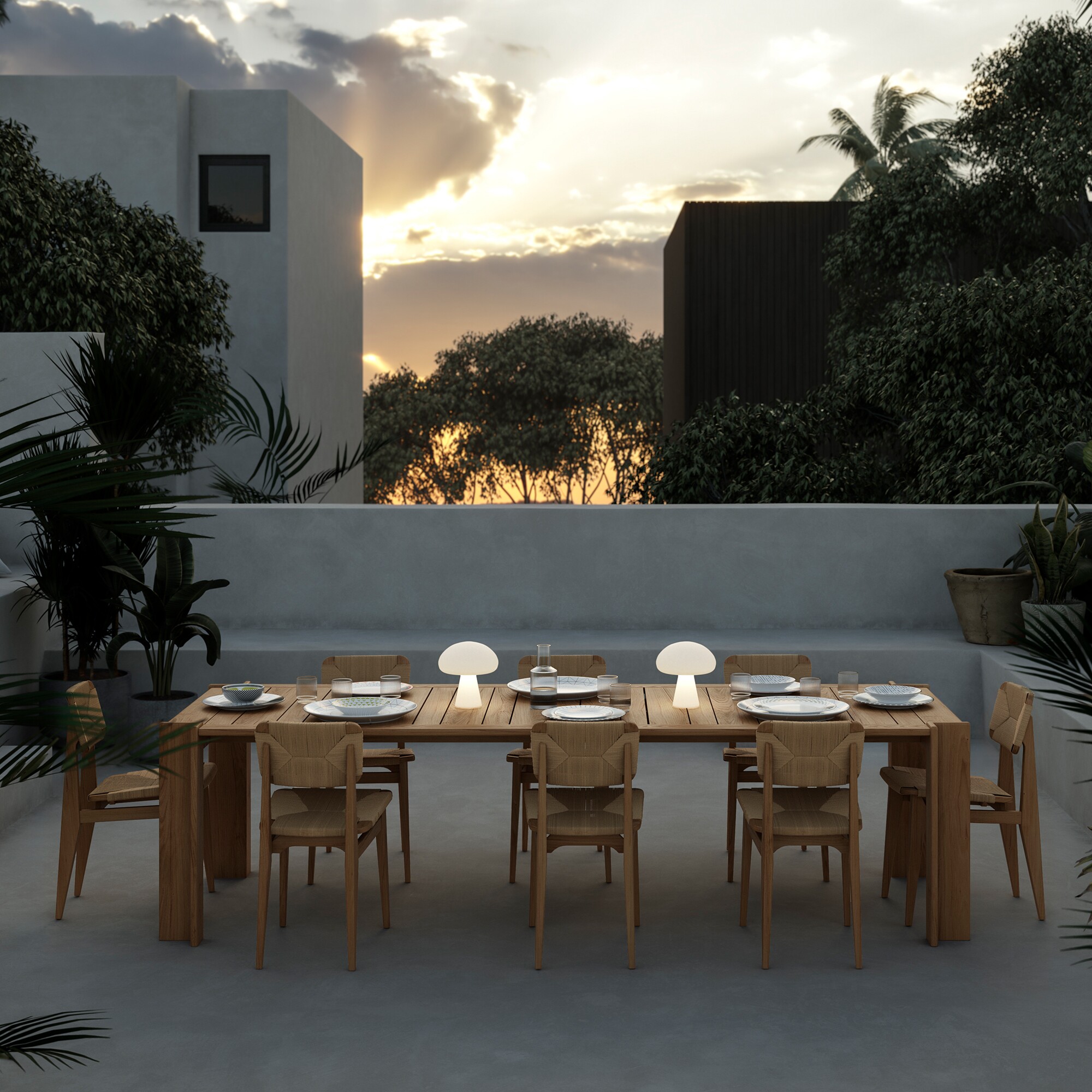Atmosfera Garden Dining Table 281x105cm