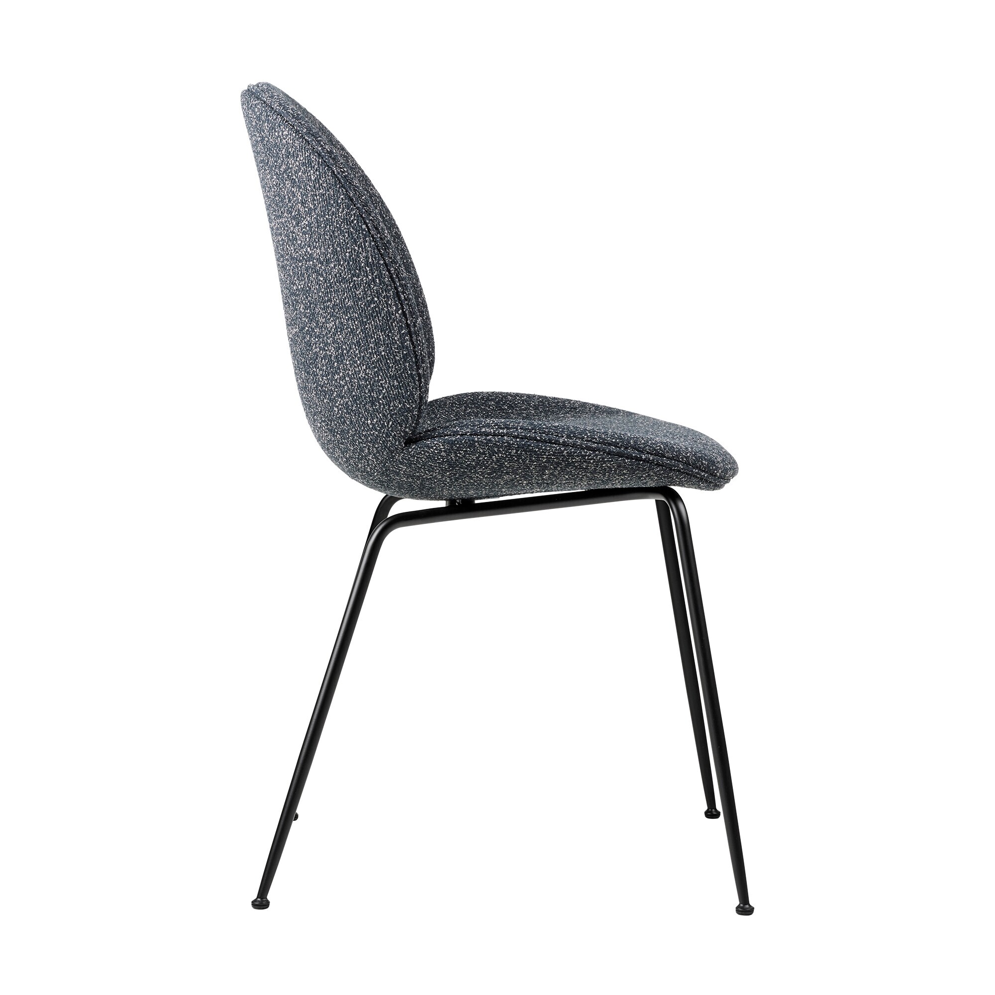 Beetle Dining Chair Full Upholstered Base Conic