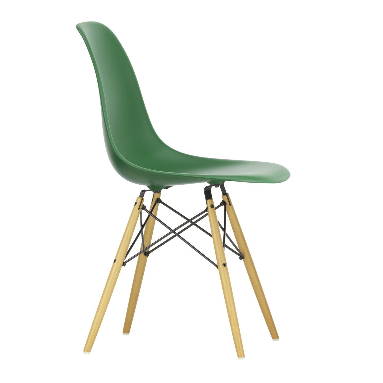 Eames Plastic Side Chair DSW RE Golden Maple
