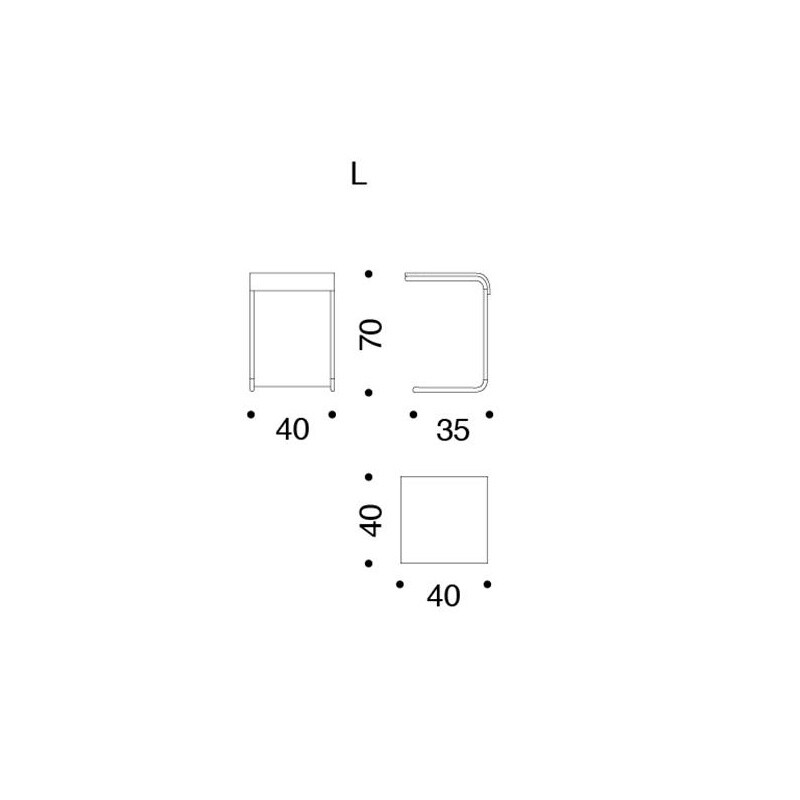 Farallon Side Table L