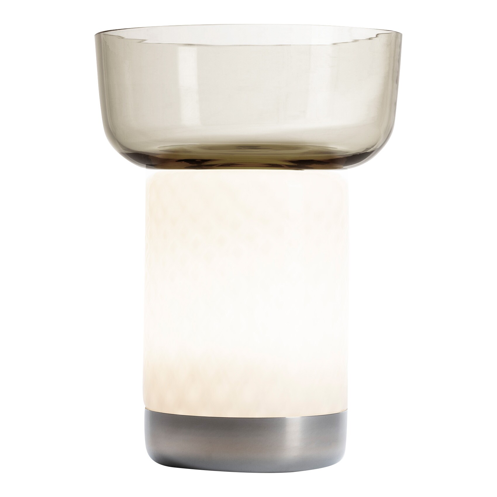 Bontà LED Battery Table Lamp with Glass Bowl
