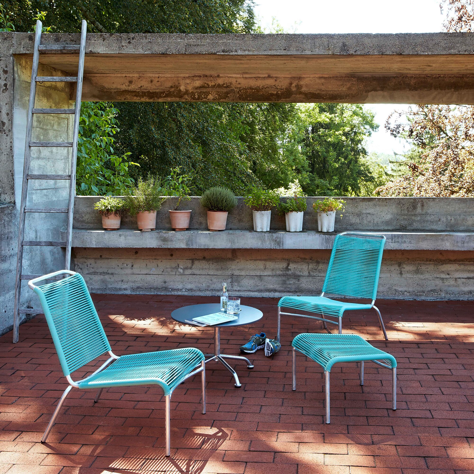 Altorfer Model 1138 Lounge Outdoor Stool