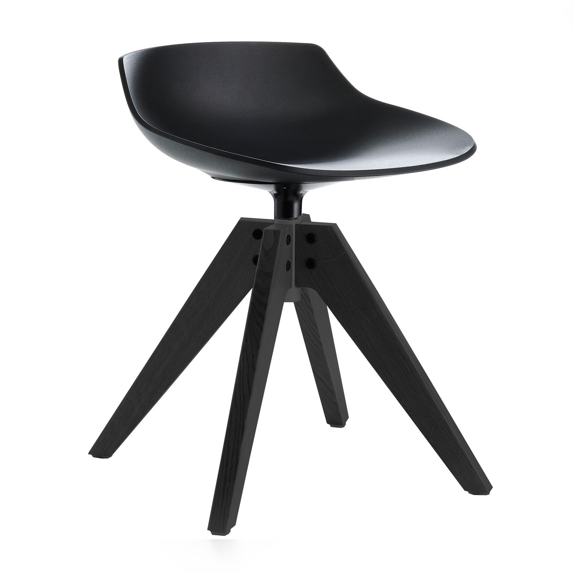 Flow Stool Frame Oak 44cm