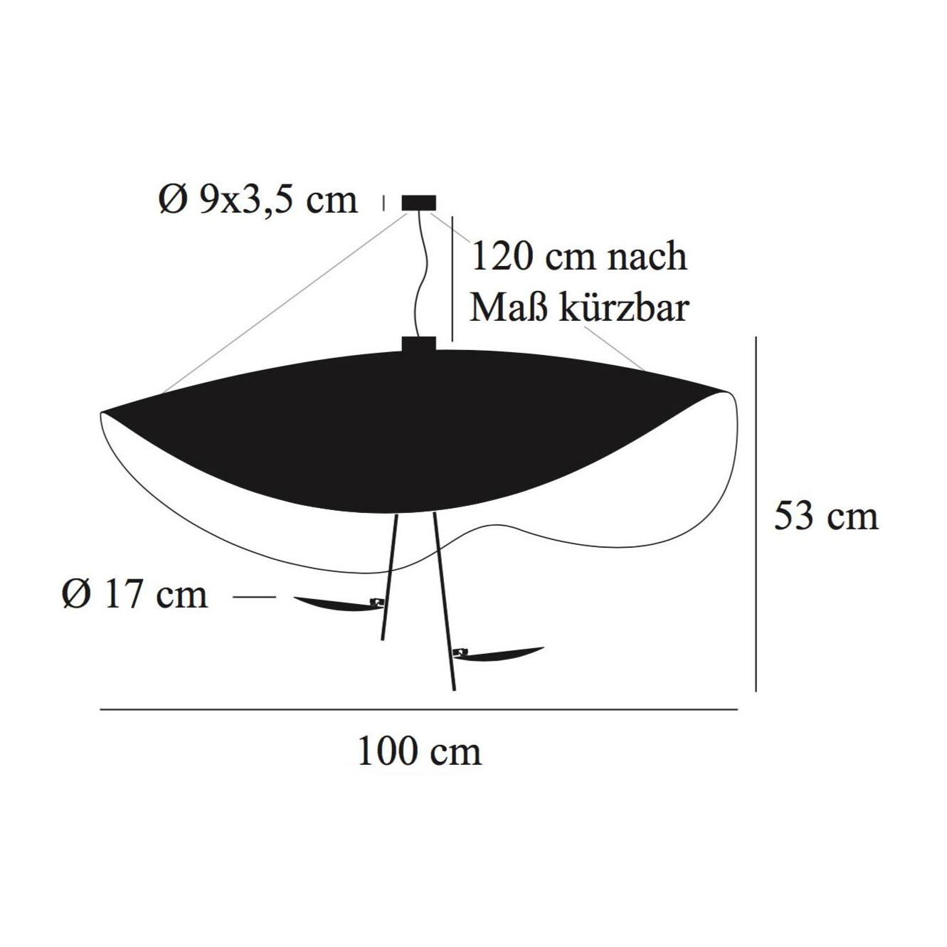 Lederam Manta S2 LED Suspension Lamp