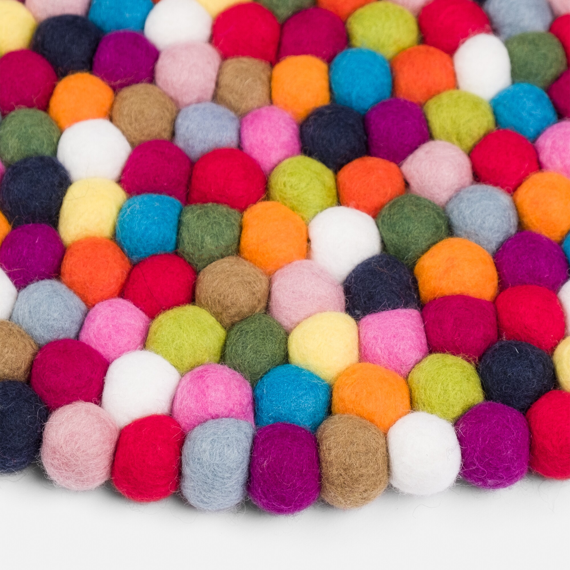 Lotte Felt Ball Rug