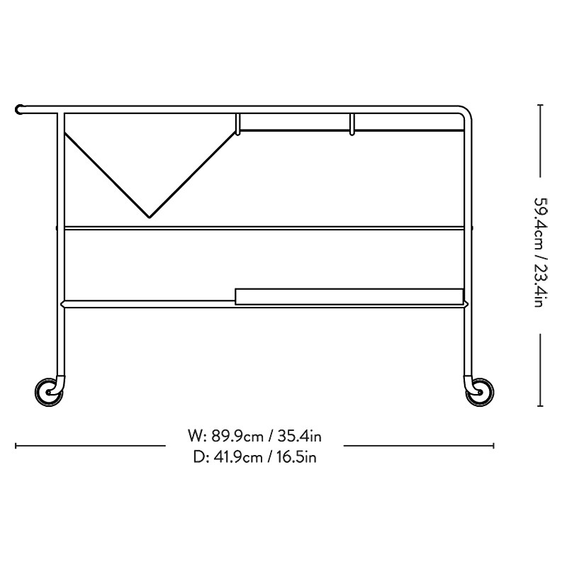 Alima NDS1 Serving Trolley