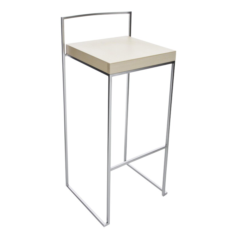 Cubo S62 Bar Stool Seat Solid Wood H75cm