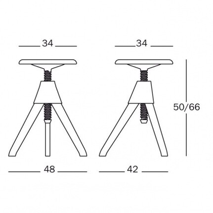 Jerry Stool 50-66ccm