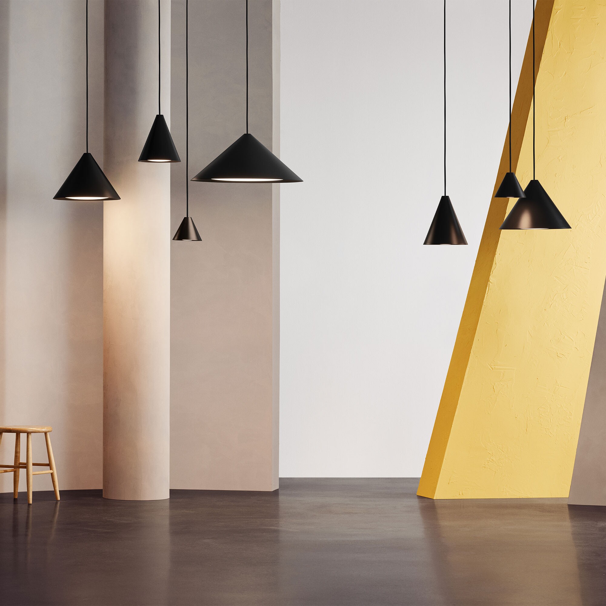 Keglen LED Suspension Lamp Ø 40cm