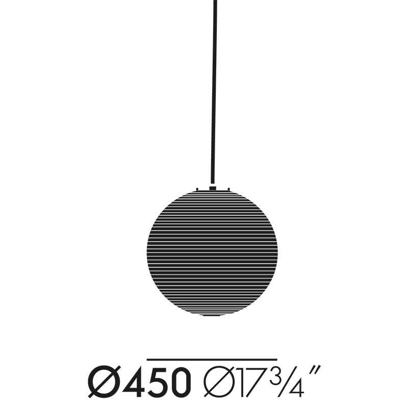 Akari A Suspension Lamp Round