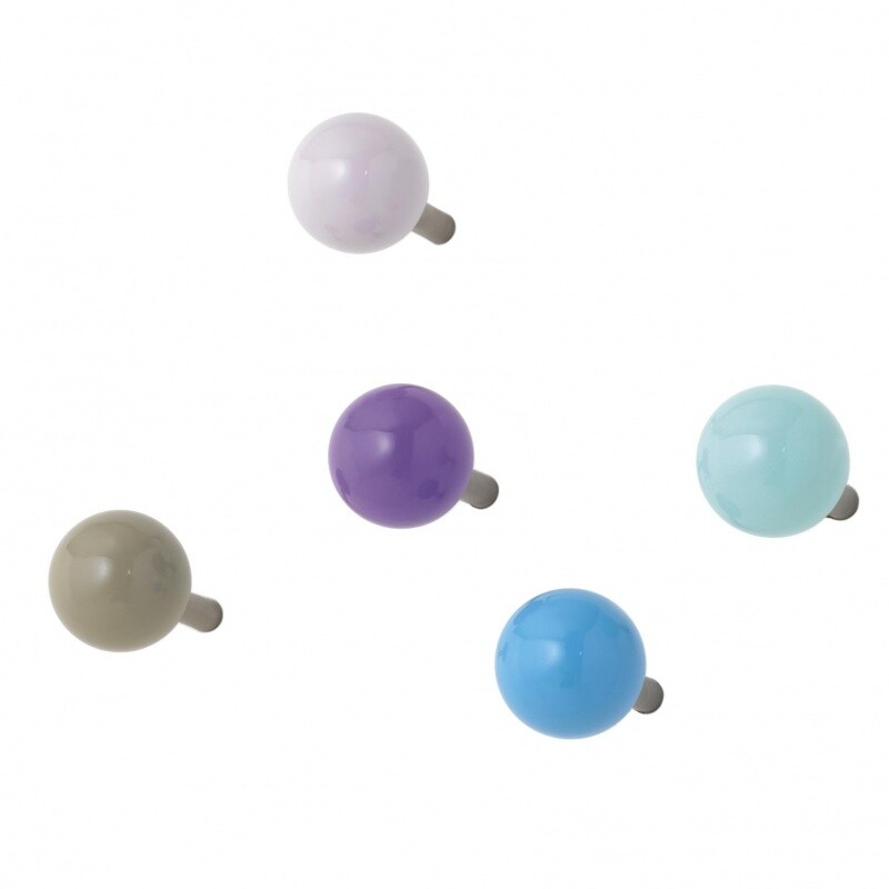 Dots Wall Hooks Set of 5