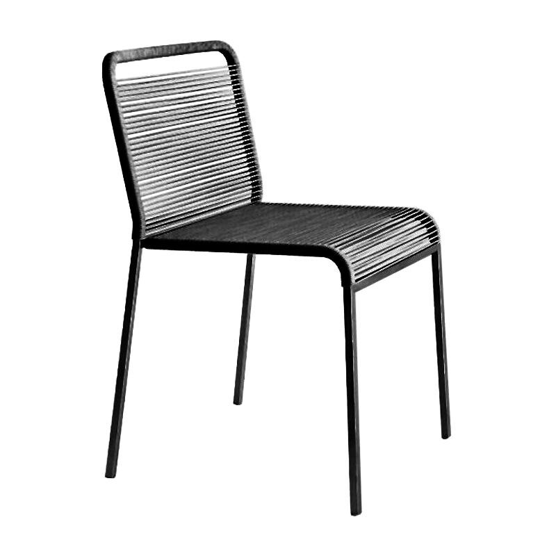 Aria S42 Garden Chair Frame Black Stackable