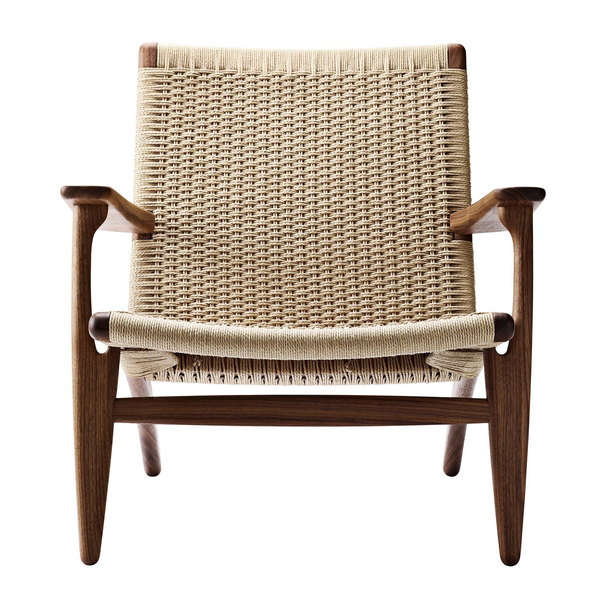 CH25 Easy Chair Frame Walnut