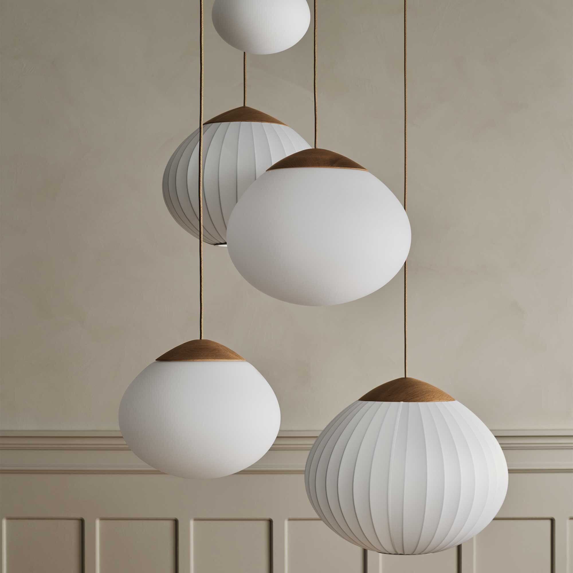 Acorn Suspension Lamp Fabric Ø 41cm