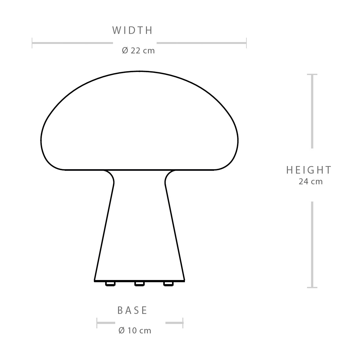 Obello LED Lamp with Battery
