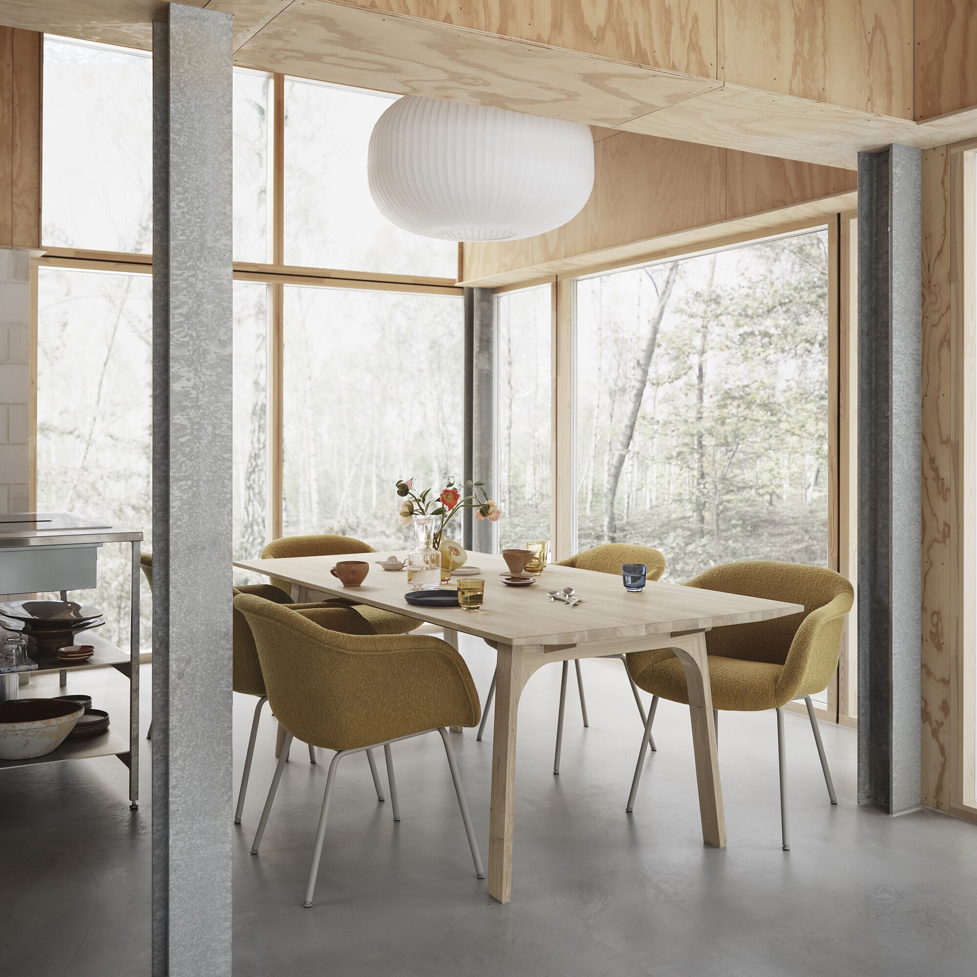 Earnest Wood Dining Table 205x100cm