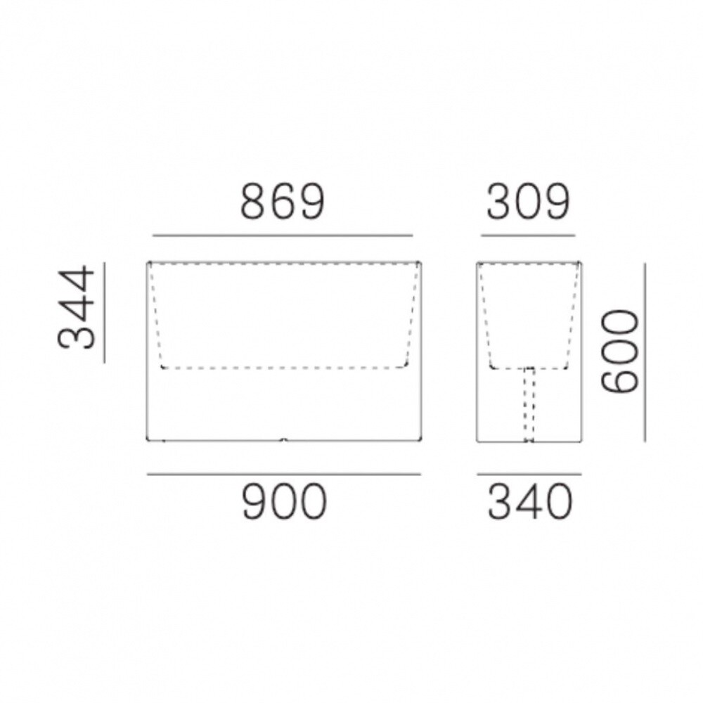 Kado Outdoor Planter H 60cm