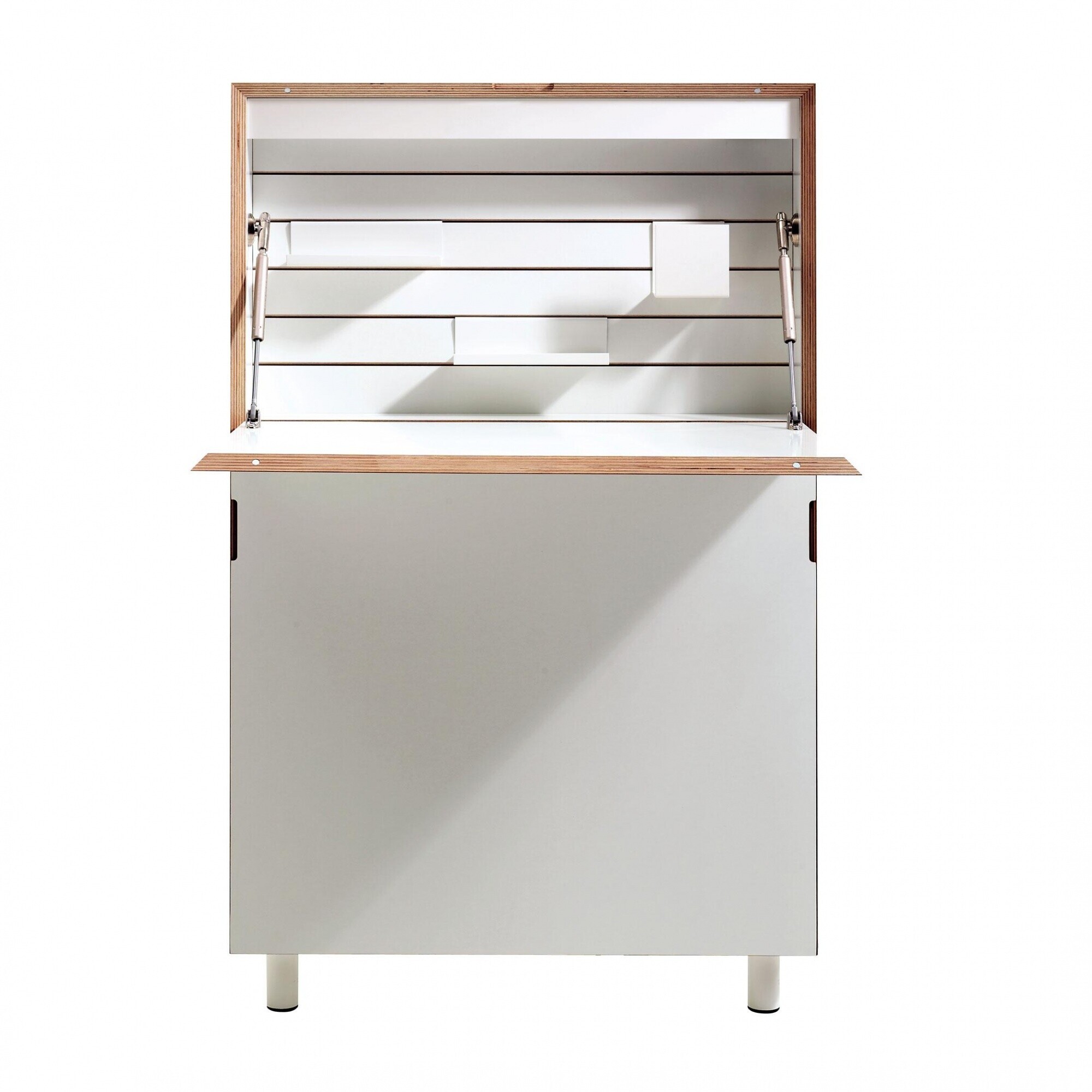 Flatmate Wall Secretary with Birch Edge