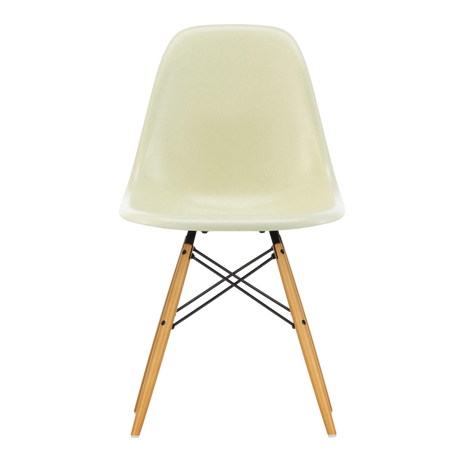 Eames Fiberglass Side Chair DSW Golden Maple