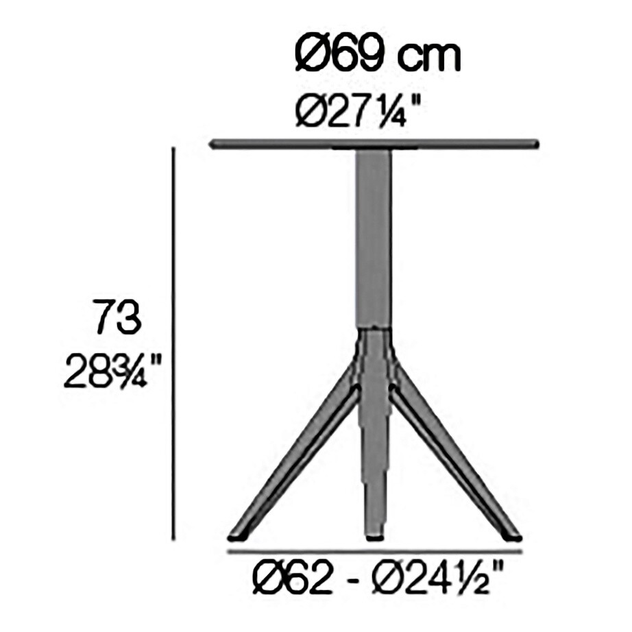 Mari-Sol Outdoor Table Ø69cm