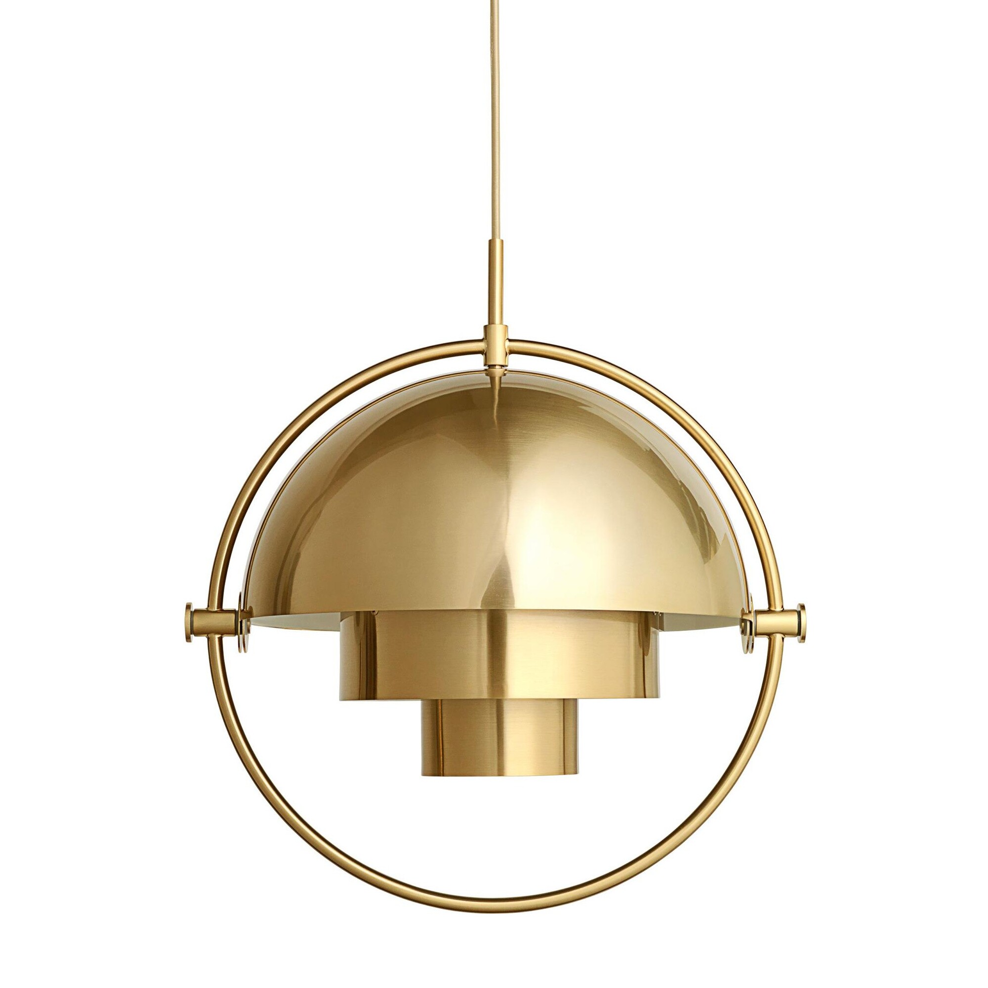 Multi-Lite Suspension Lamp Ø25.5cm Frame Brass